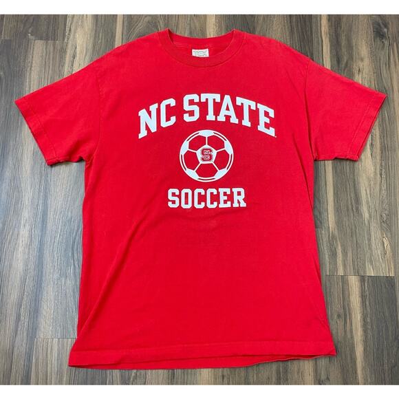 VTG TCX Apparel NC State Wolfpack Soccer cotton graphic t-shirt, L - Picture 1 of 4